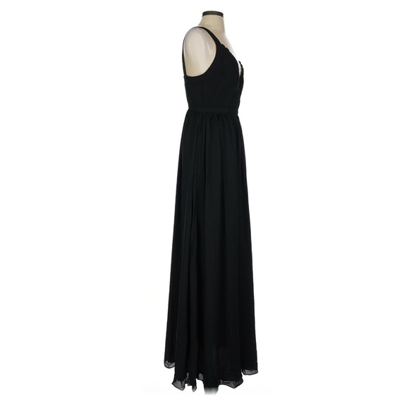 NEW Fame & Partners Plunge Neck Formal Maxi Dress - Picture 4 of 6